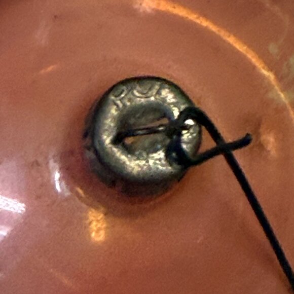 2 VTG Christmas Ornaments Mercury Glass Poland Pink Rose Gold 2 sizes 2.5" /3" - Picture 8 of 13